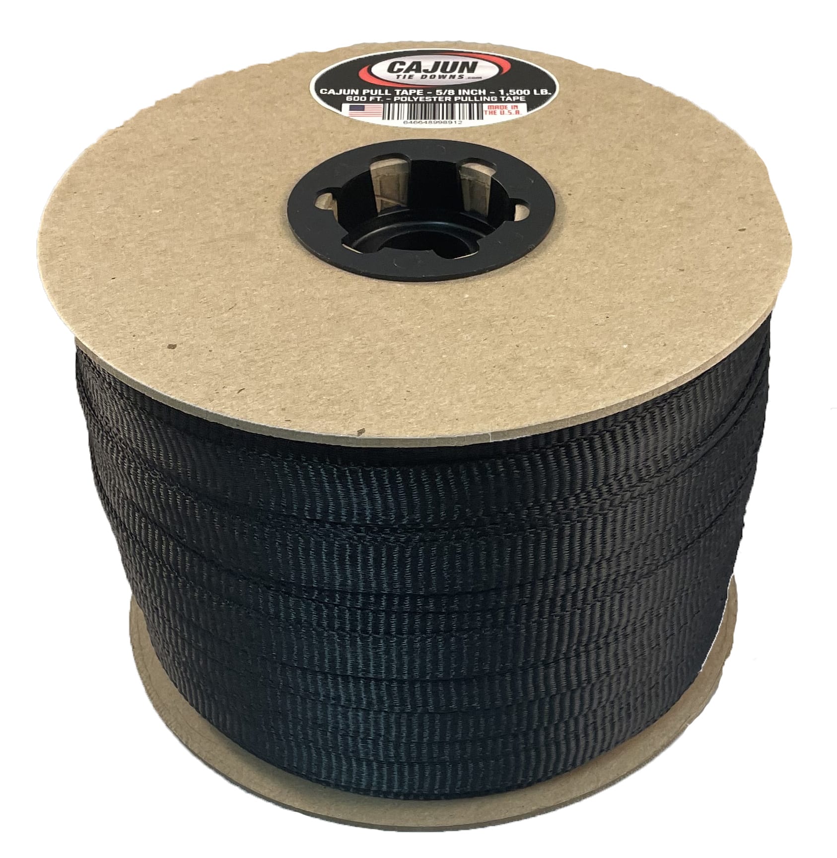 5/8 Inch 1,800 lb Cajun Mule Line Made in USA - Pull Tape Polyester Pulling Tape 