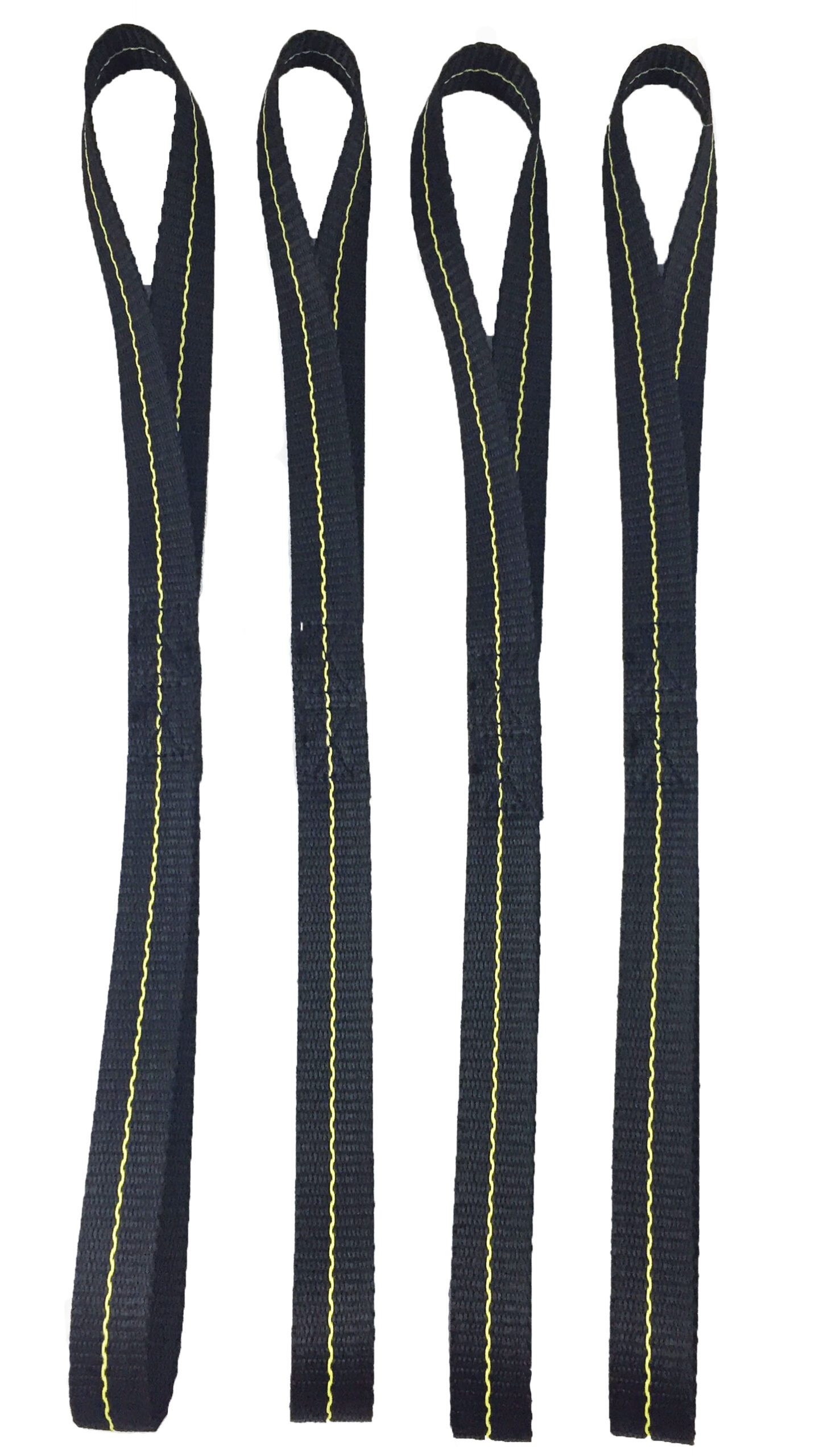 4 - 18" soft loop straps