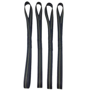 18" Soft Loop Tie Down Straps - 4 Pack - Made in The USA…