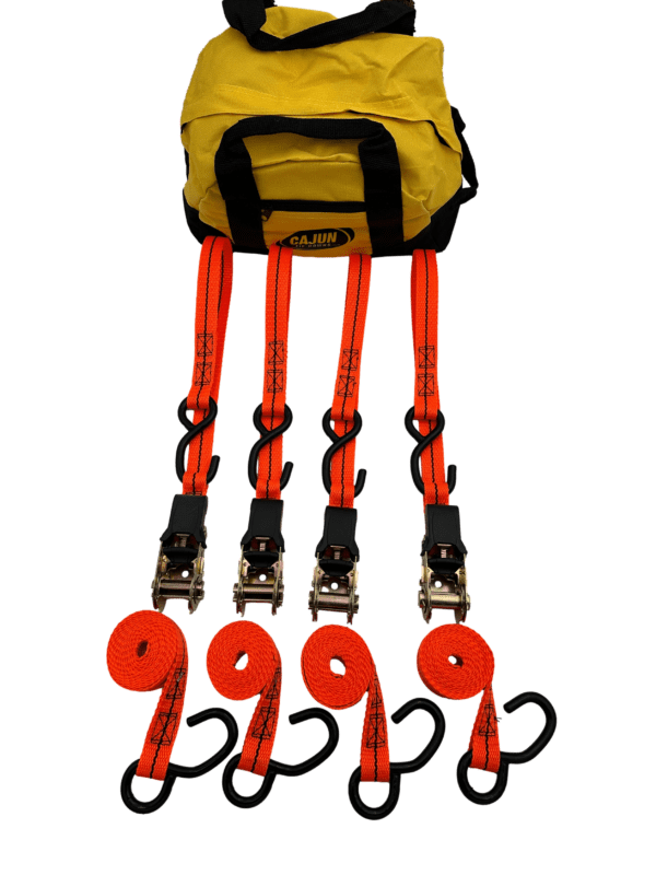 soft loop option ratchet straps